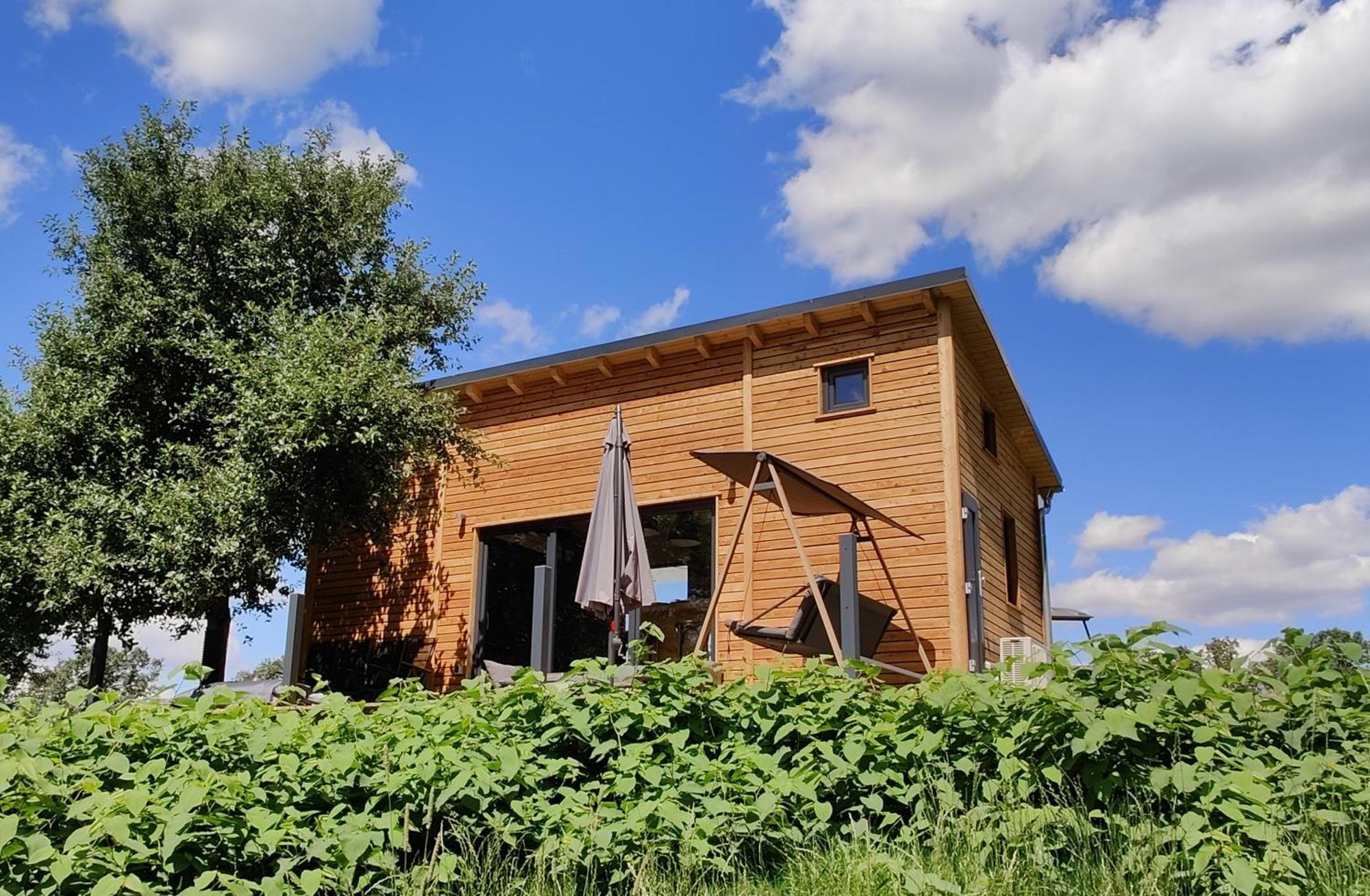 Großharthau Tinyhousebeidresden 3 Fuer 2 - 7 Personen, Naehe Saechsische Schweiz, Dresden, Mit Badeteichヴィラ エクステリア 写真